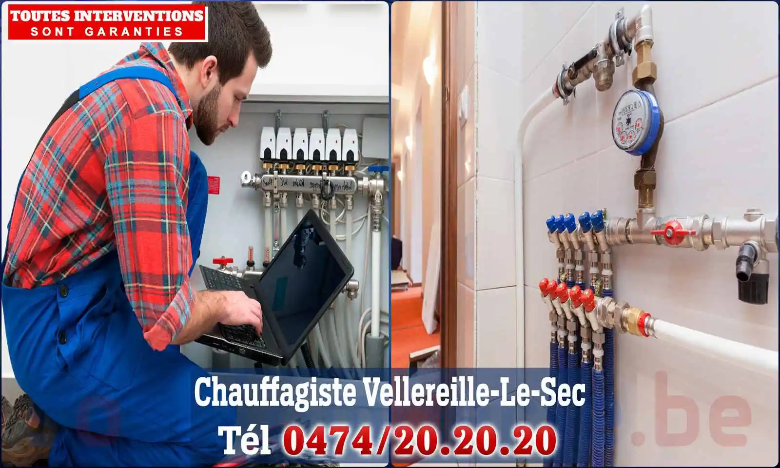 Chauffagiste agréé à Vellereille-le-Sec 7120