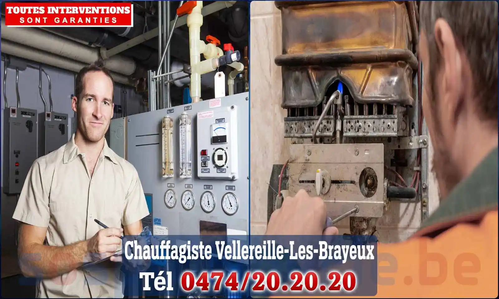 Chauffagiste agréé à Vellereille-les-Brayeux 7120
