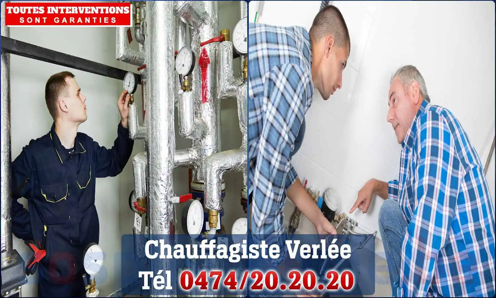 Chauffagiste agréé à Verlée 5370