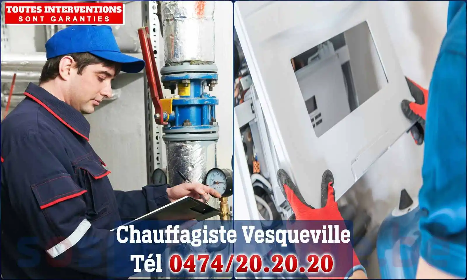 Chauffagiste agréé à Vesqueville 6870