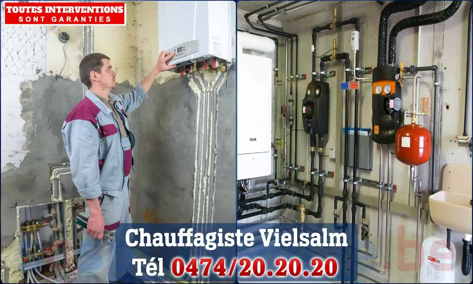 Chauffagiste agréé à Vielsalm 6690
