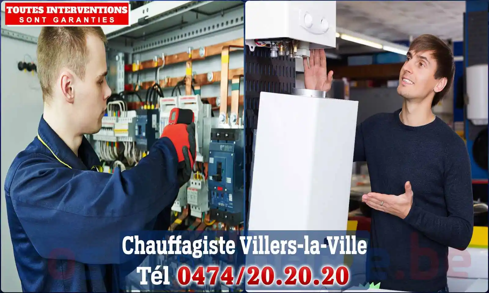 Chauffagiste agréé à Villers-La-Ville 1495