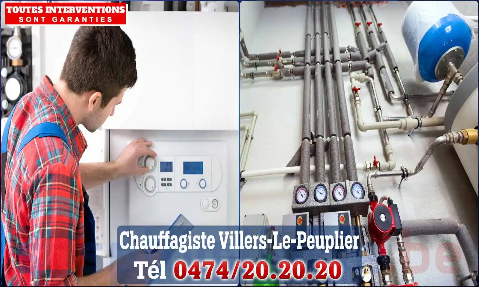 Chauffagiste agréé à Villers-le-Peuplier 4280