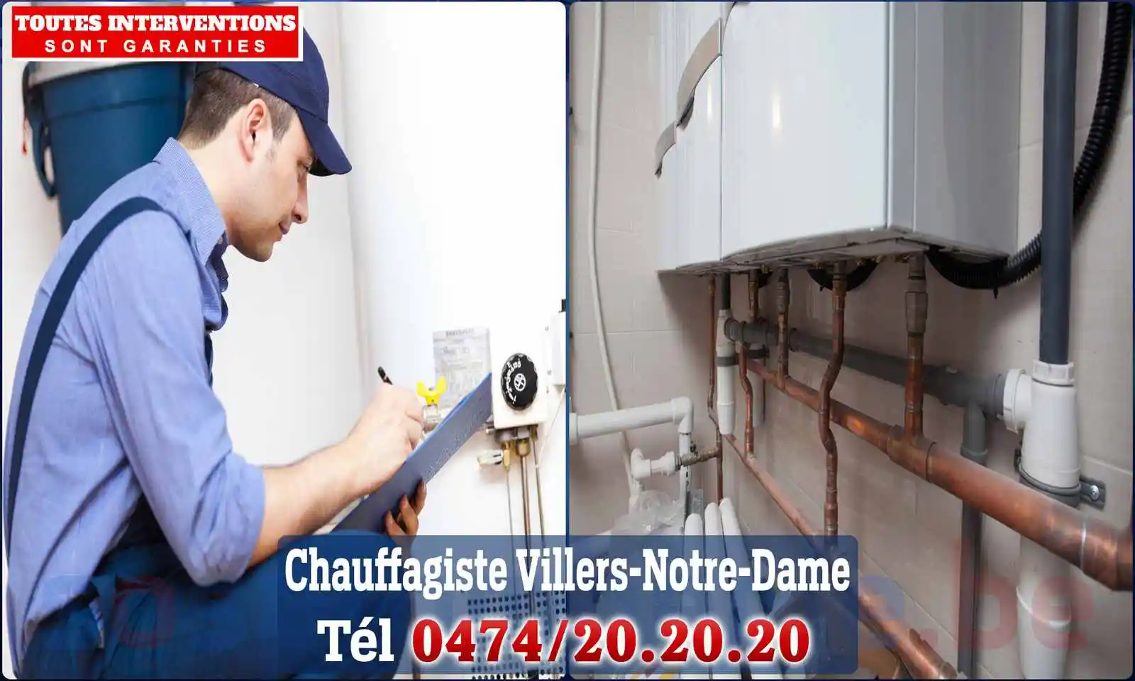 Chauffagiste agréé à Villers-Notre-Dame 7812