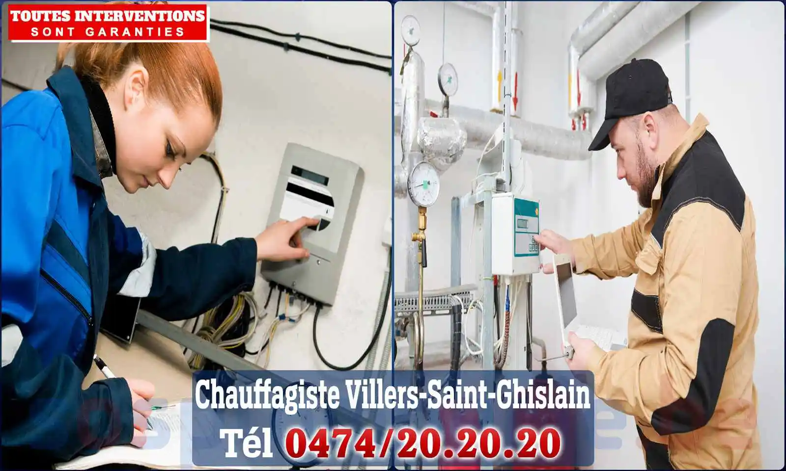 Chauffagiste agréé à Villers-Saint-Ghislain 7031