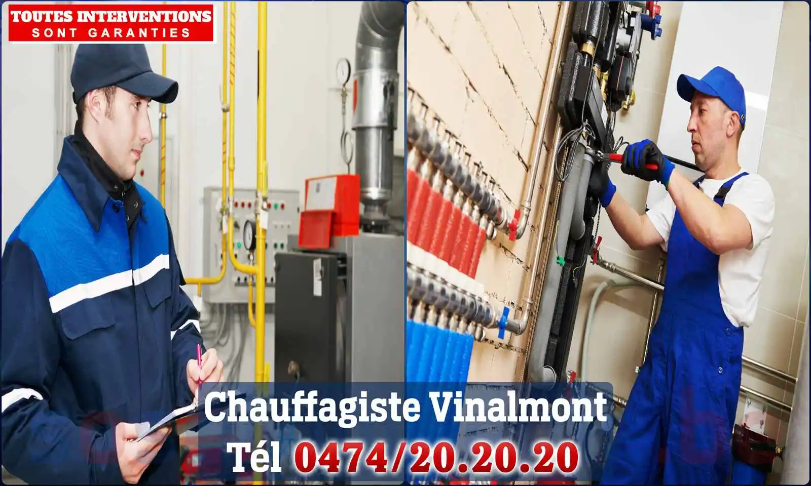 Chauffagiste agréé à Vinalmont 4520
