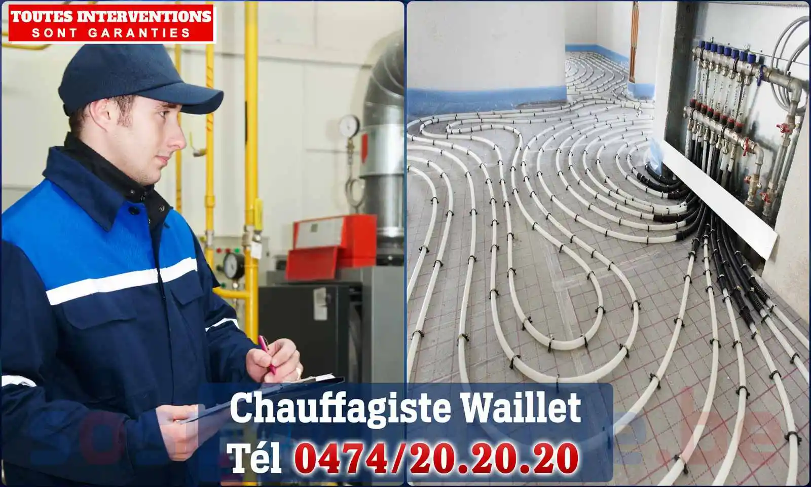 Chauffagiste agréé à Waillet 5377