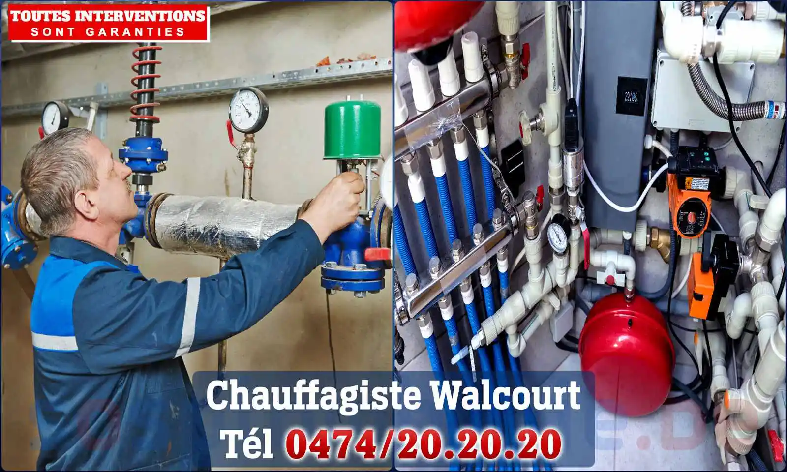 Chauffagiste agréé à Walcourt 5650