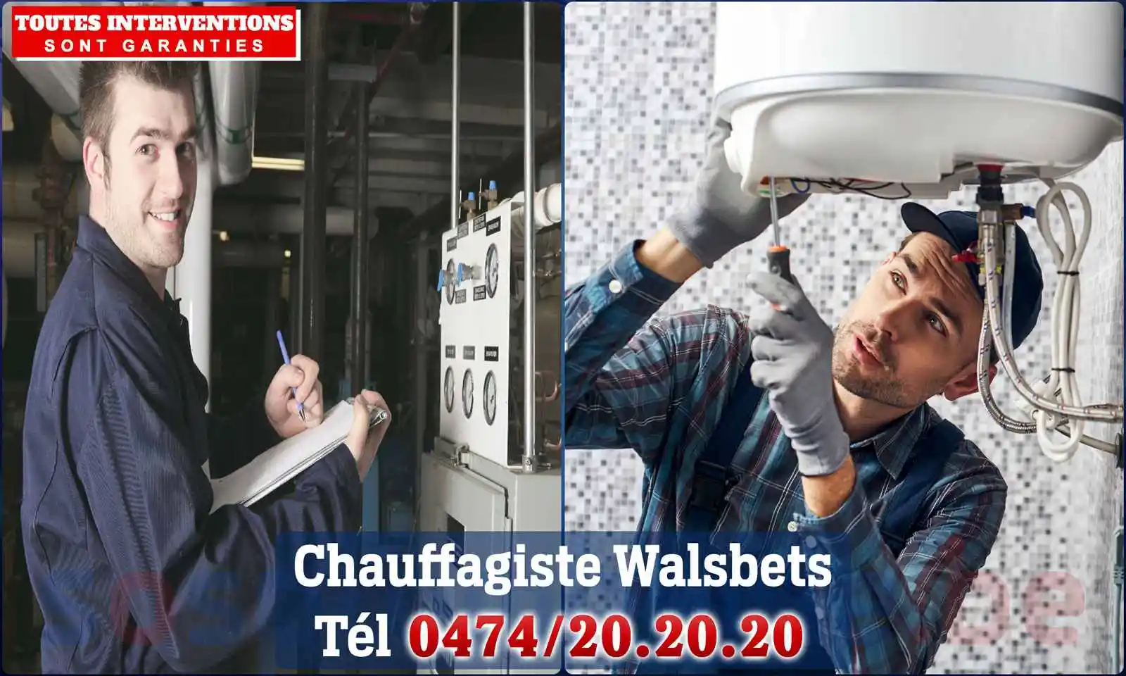Chauffagiste agréé à Walsbets 3401
