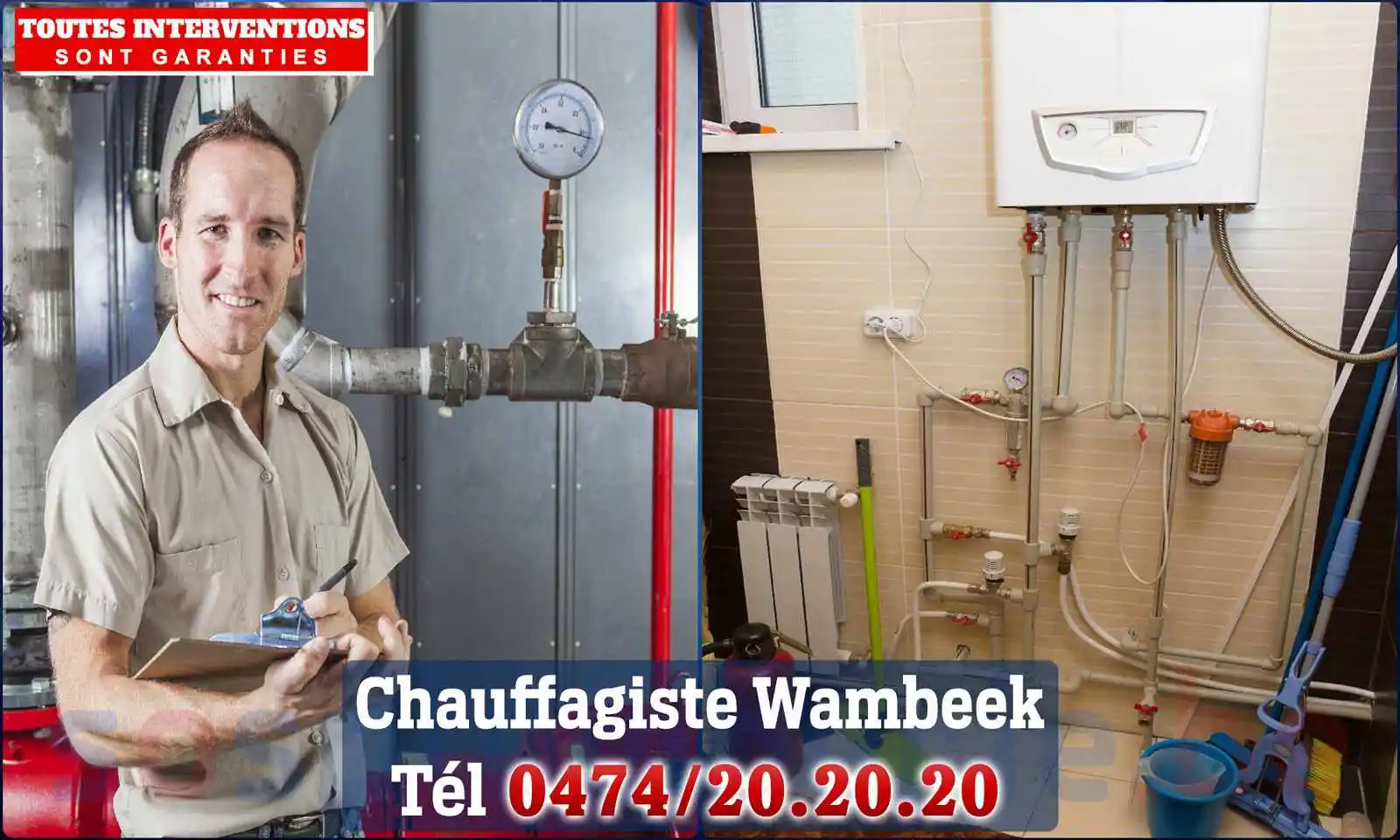 Chauffagiste agréé à Wambeek 1741