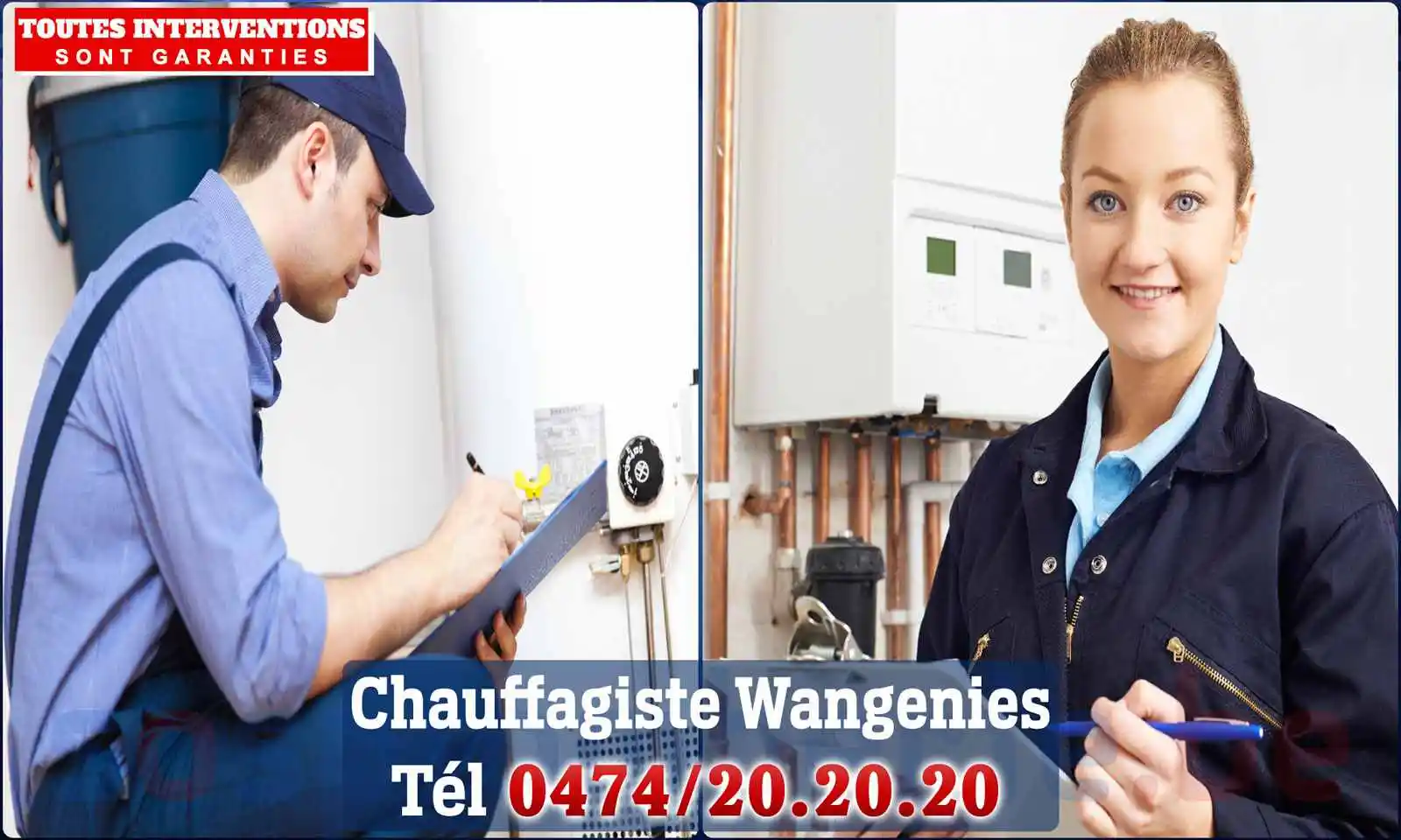 Chauffagiste agréé à Wangenies 6220