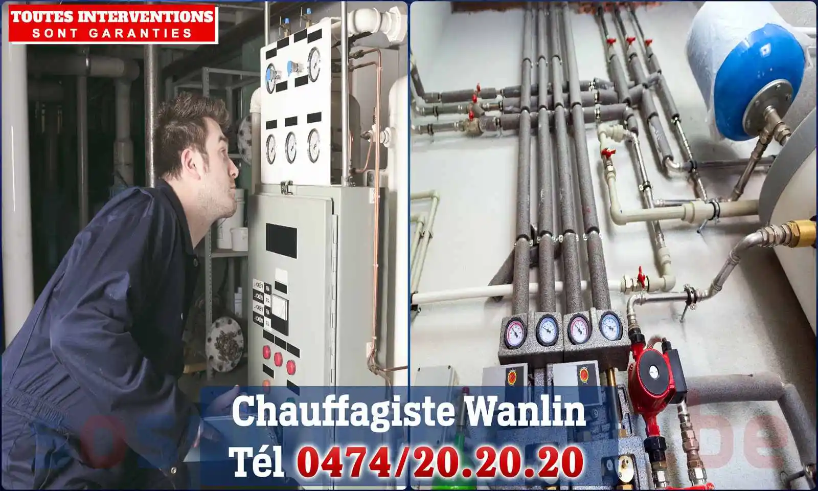 Chauffagiste agréé à Wanlin 5564