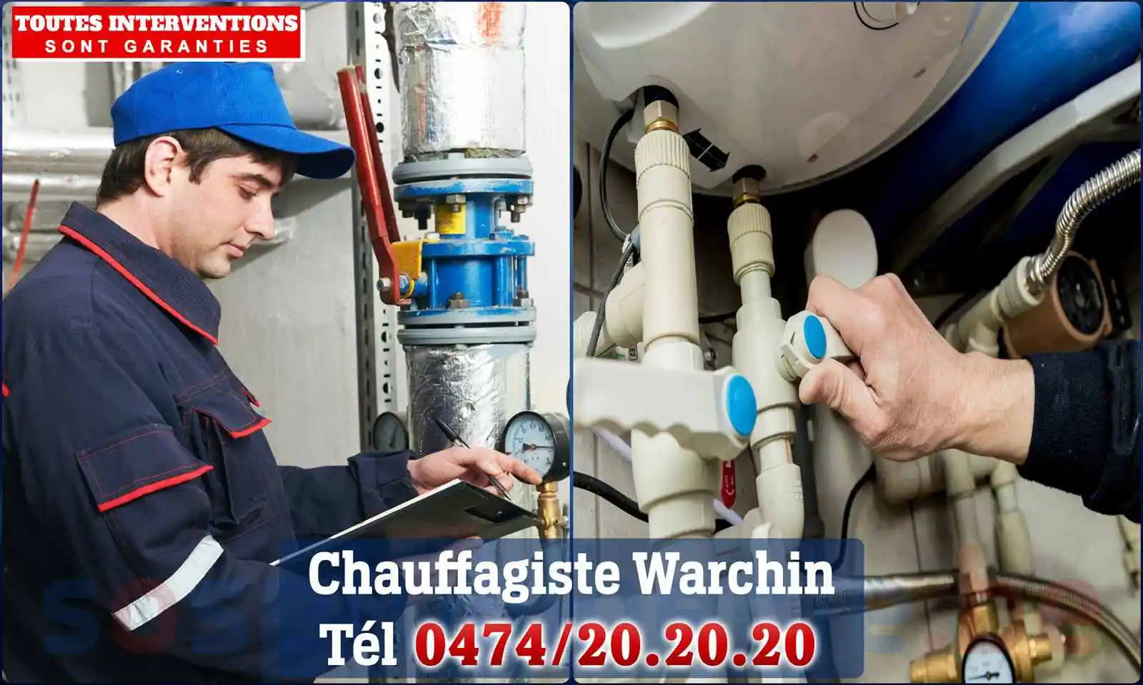 Chauffagiste agréé à Warchin 7548