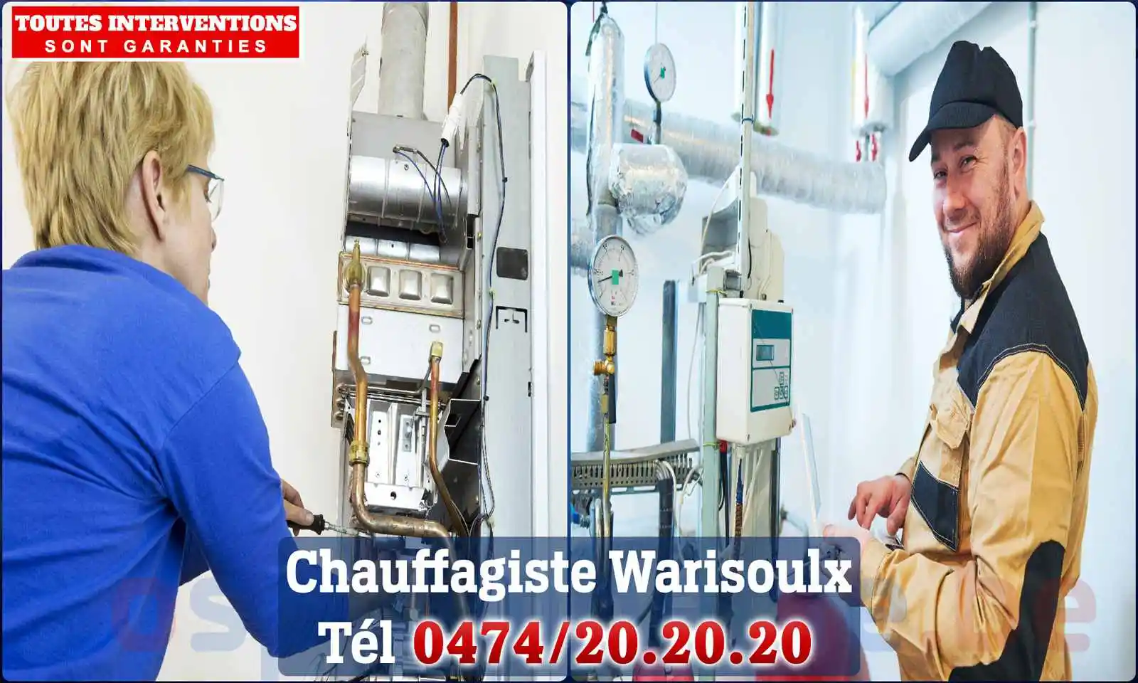 Chauffagiste agréé à Warisoulx 5080