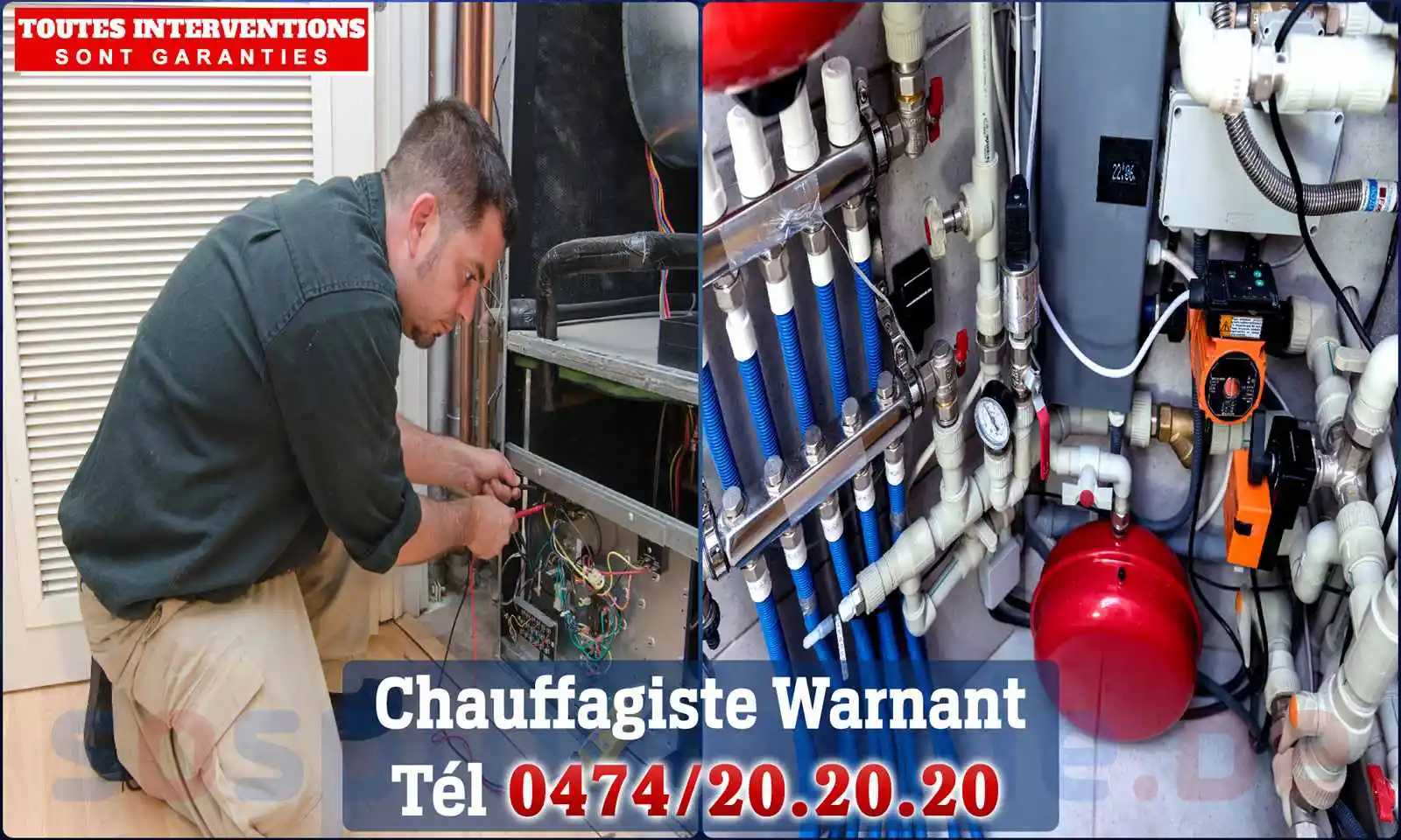 Chauffagiste agréé à Warnant 5537