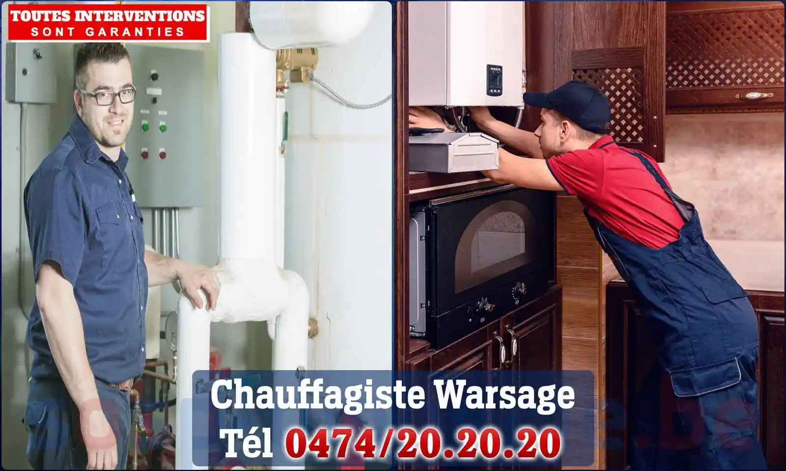 Chauffagiste agréé à Warsage 4608