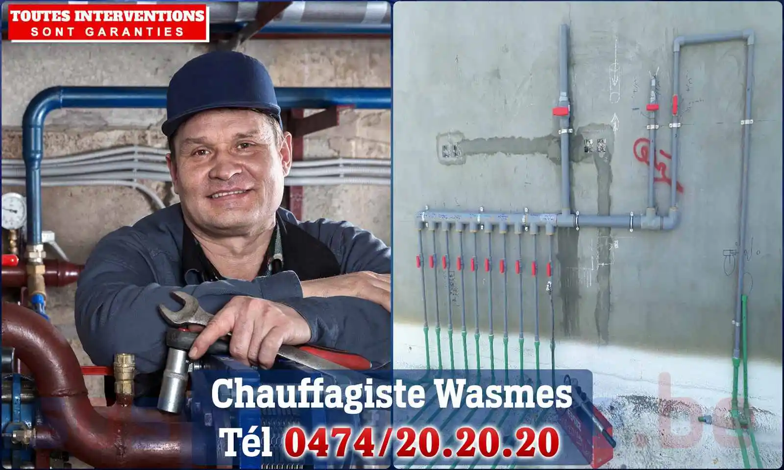 Chauffagiste agréé à Wasmes 7340