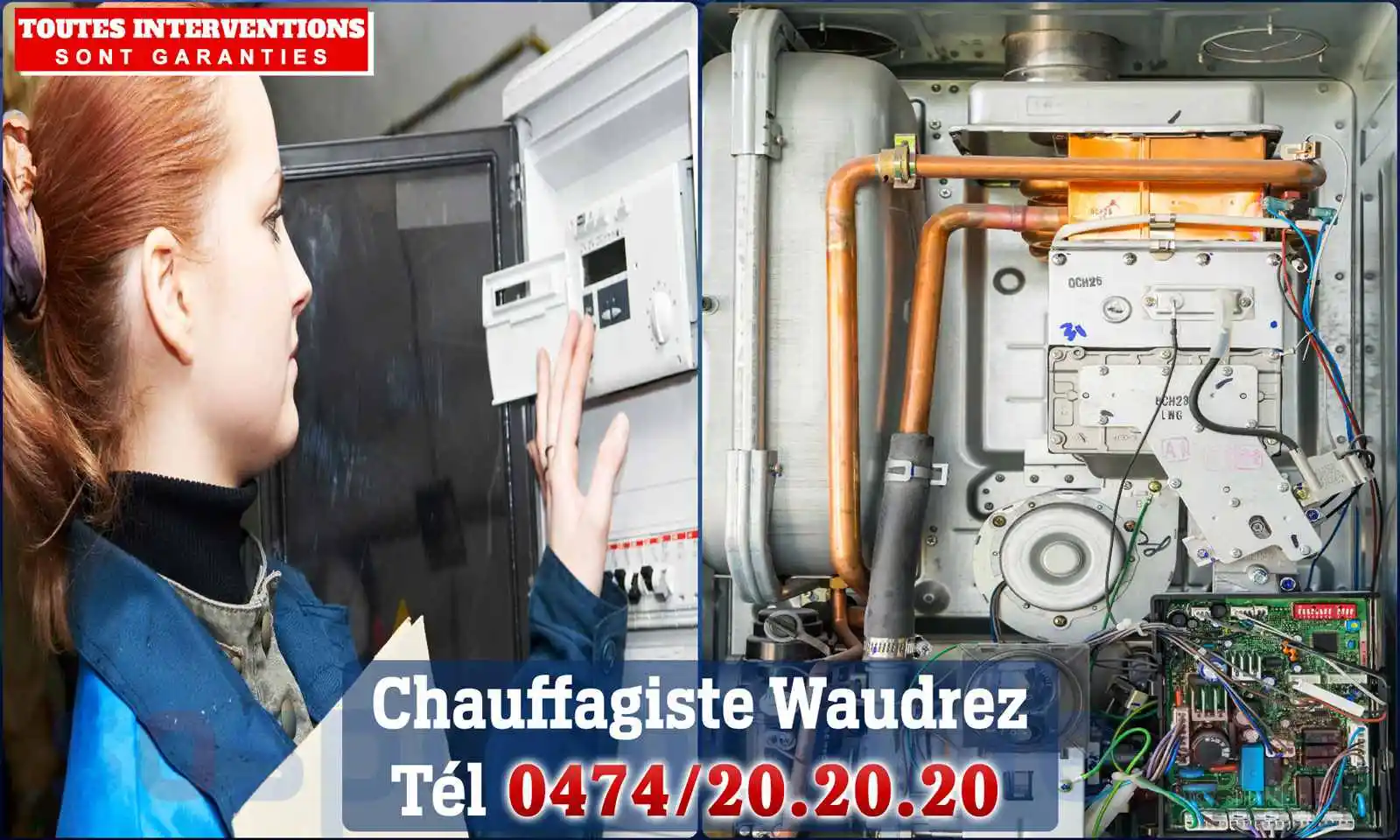 Chauffagiste agréé à Waudrez 7131