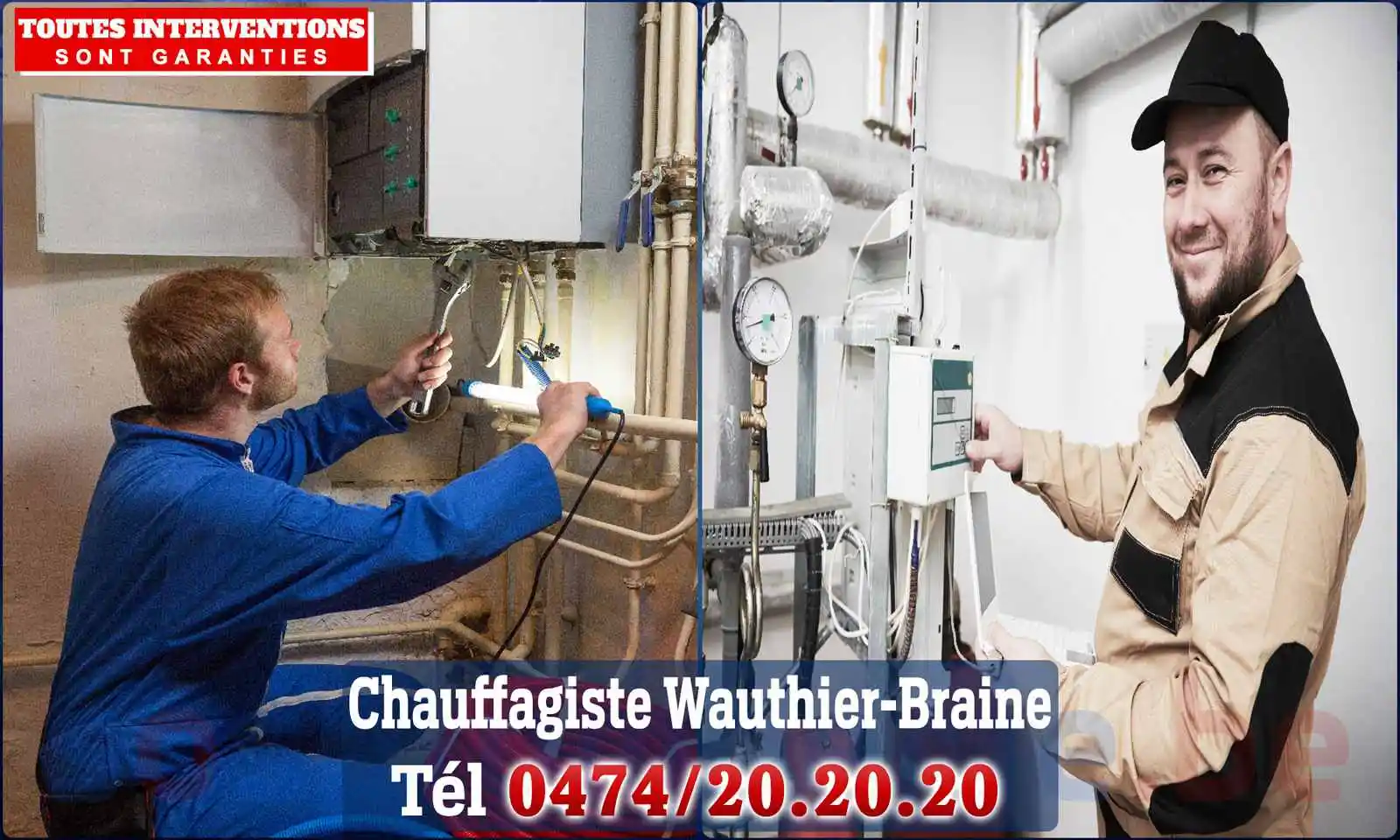 Chauffagiste agréé à Wauthier-Braine 1440