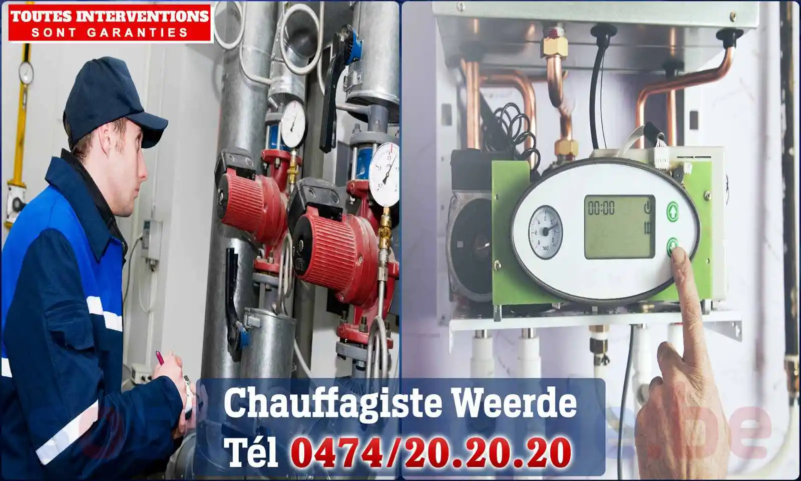 Chauffagiste agréé à Weerde 1982