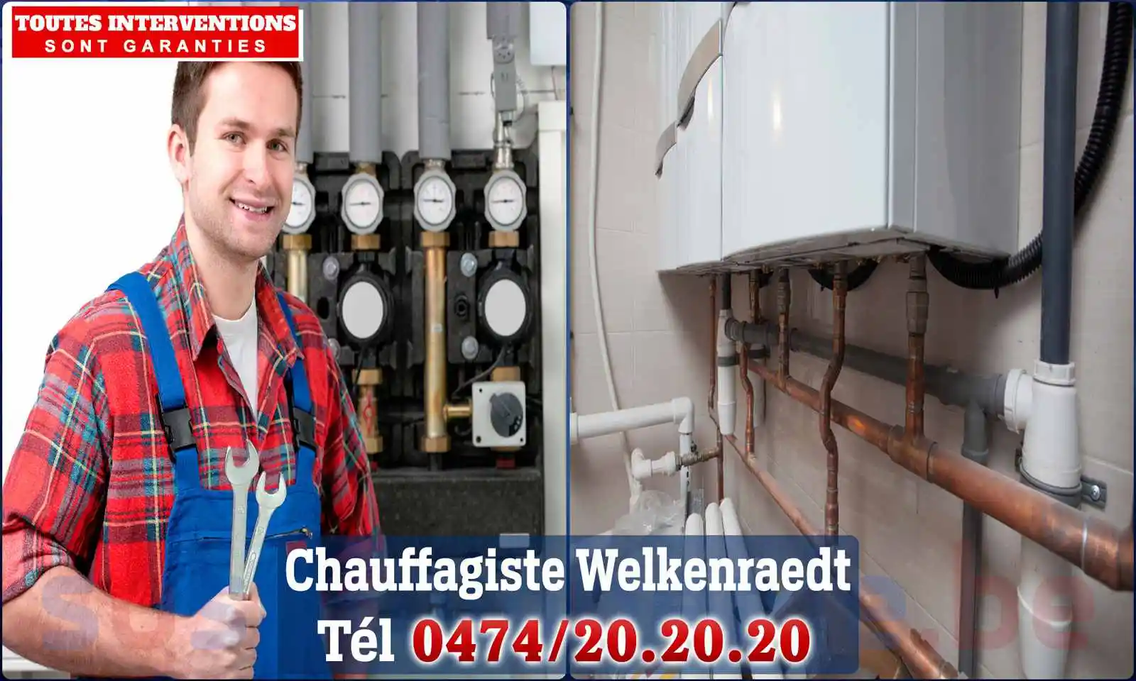 Chauffagiste agréé à Welkenraedt 4840