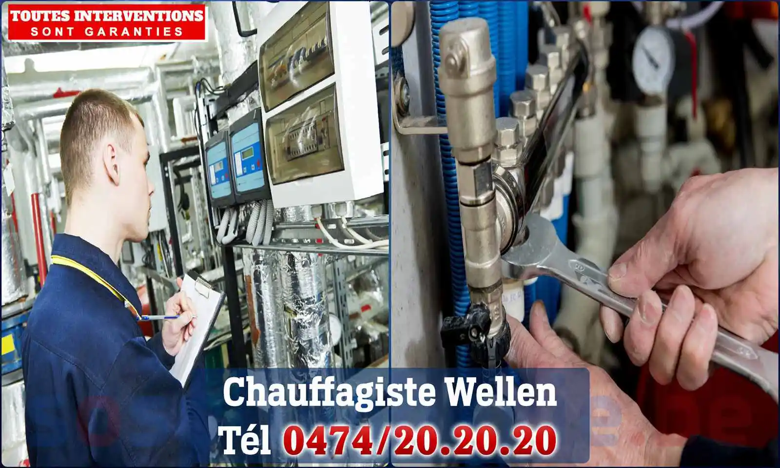 Chauffagiste agréé à Wellen 3830