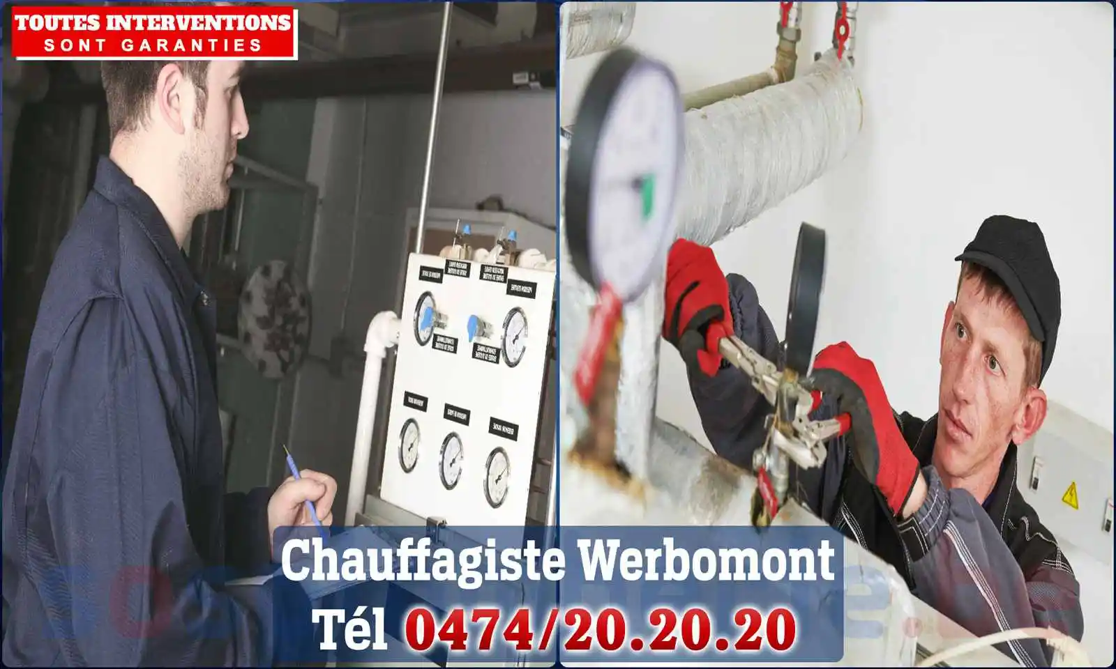 Chauffagiste agréé à Werbomont 4190