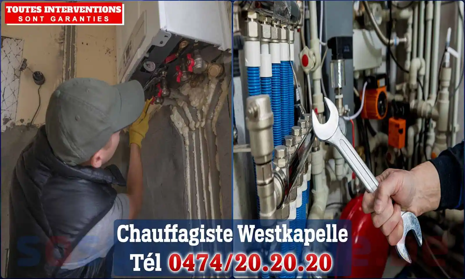 Chauffagiste agréé à Westkapelle 8300