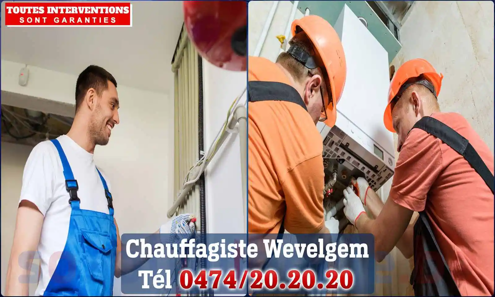 Chauffagiste agréé à Wevelgem 8560