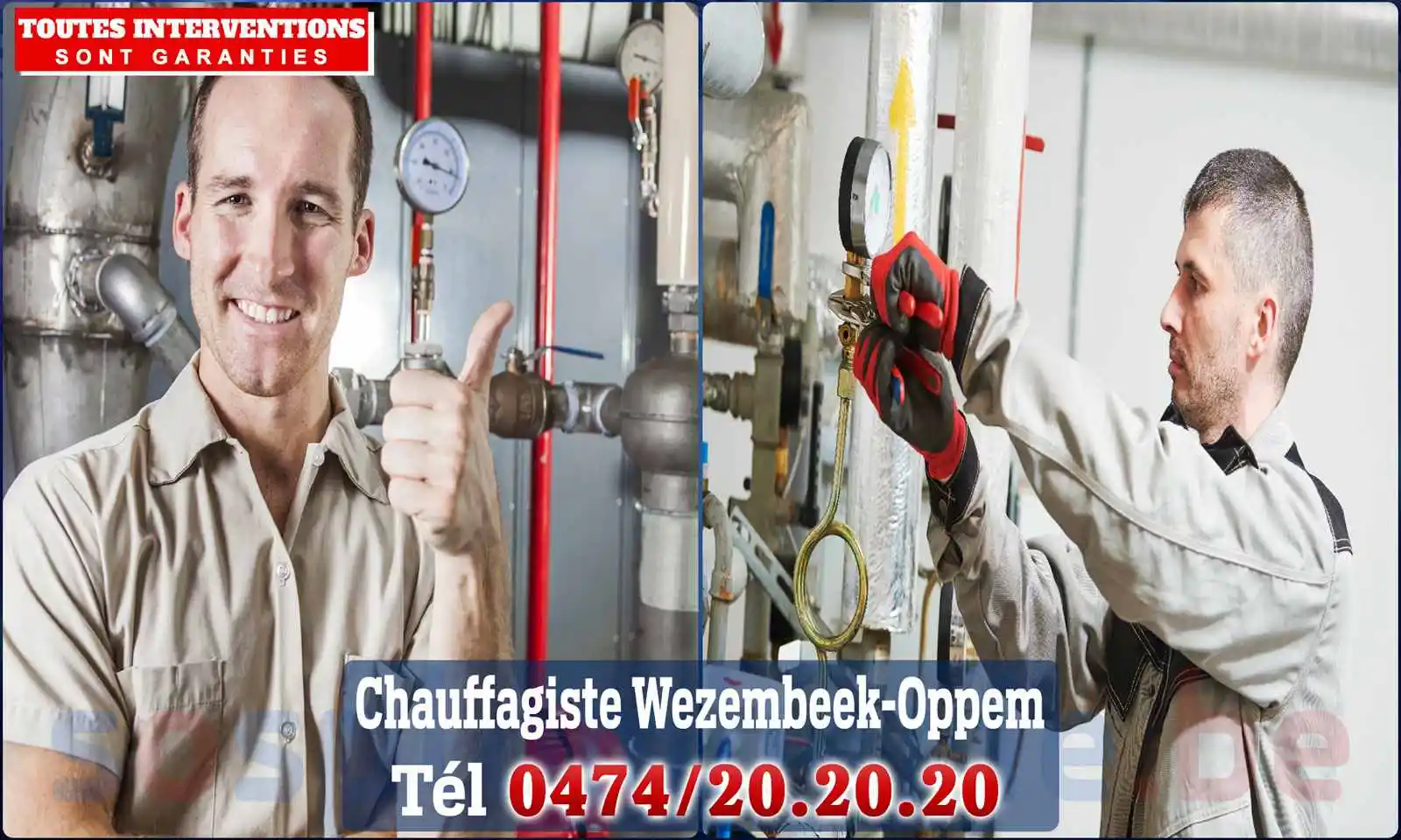 Chauffagiste agréé à Wezembeek-Oppem 1970