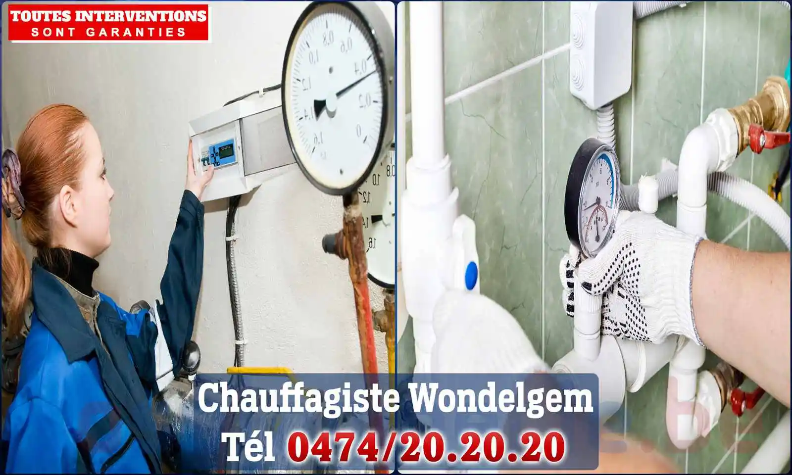 Chauffagiste agréé à Wondelgem 9032