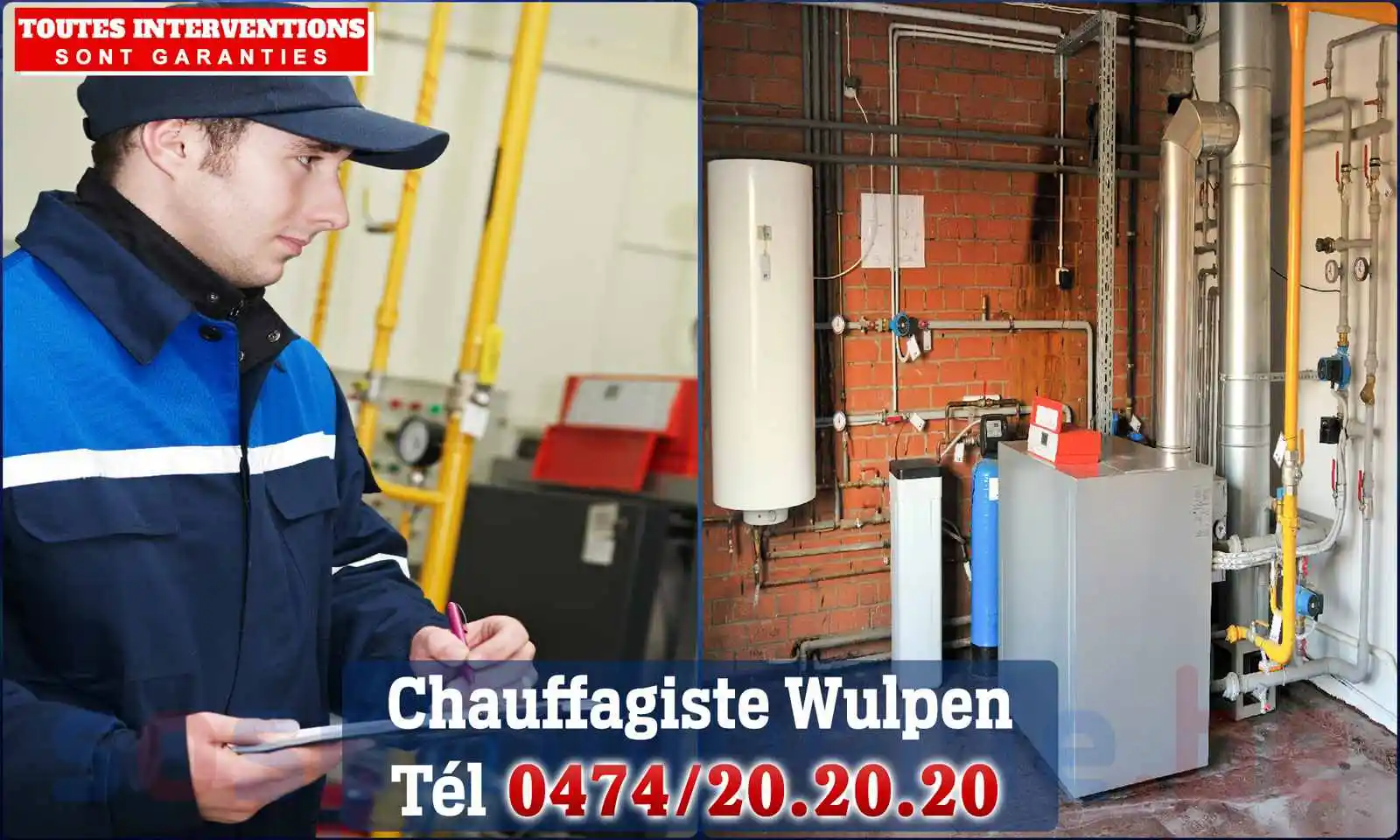 Chauffagiste agréé à Wulpen 8670