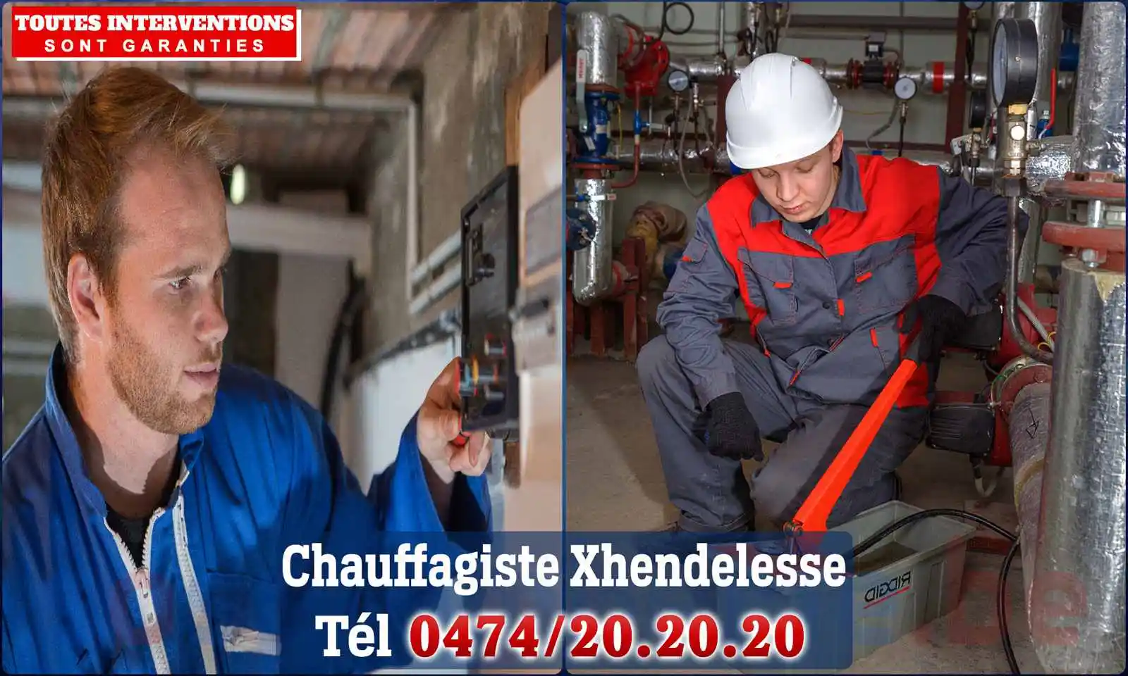 Chauffagiste agréé à Xhendelesse 4652