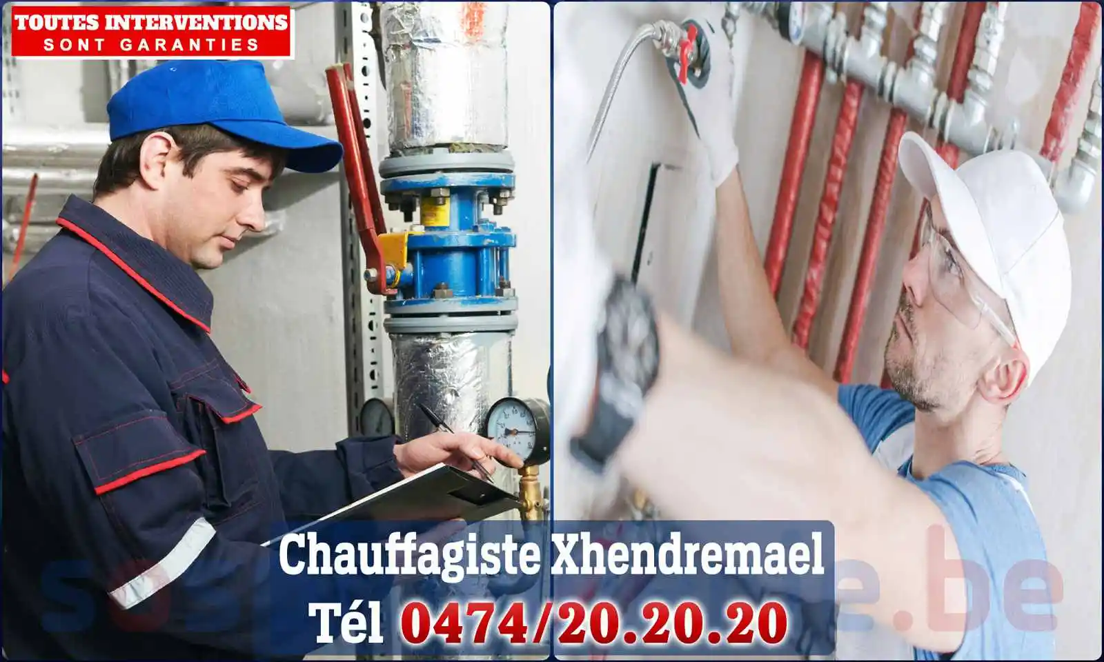 Chauffagiste agréé à Xhendremael 4432