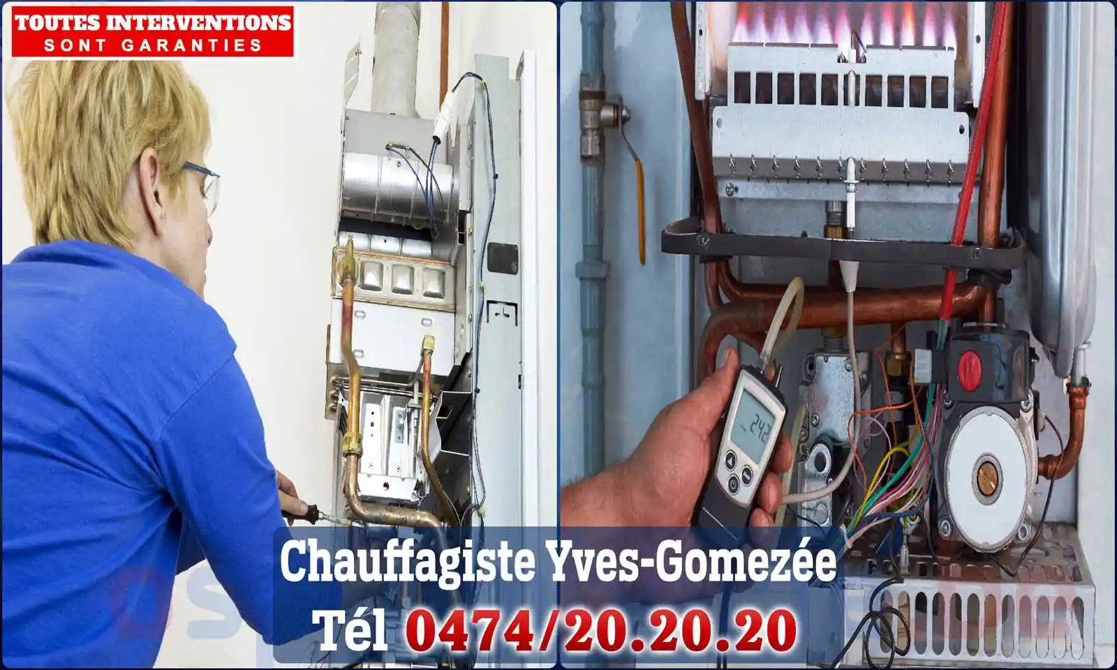 Chauffagiste agréé à Yves-Gomezée 5650