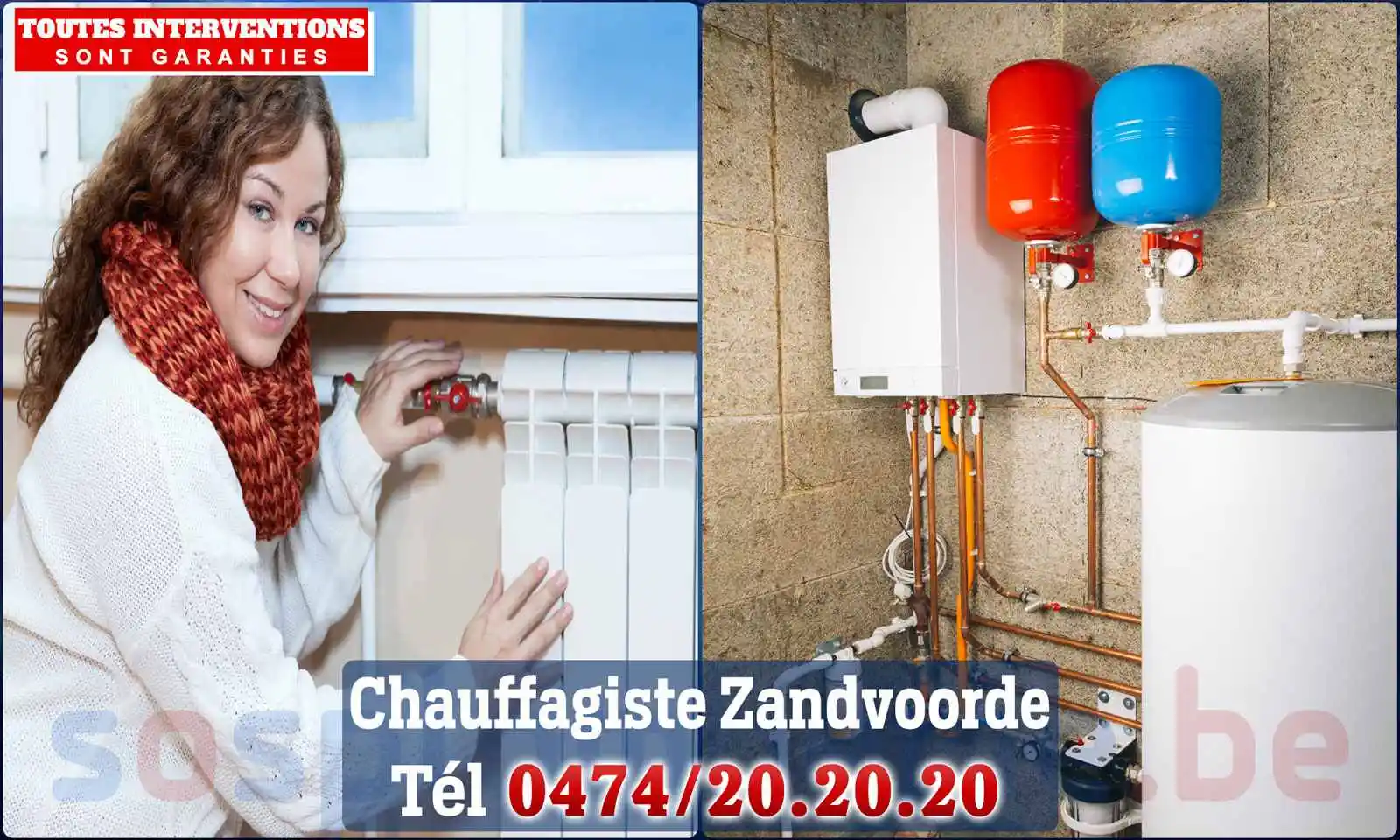 Chauffagiste agréé à Zandvoorde 8400