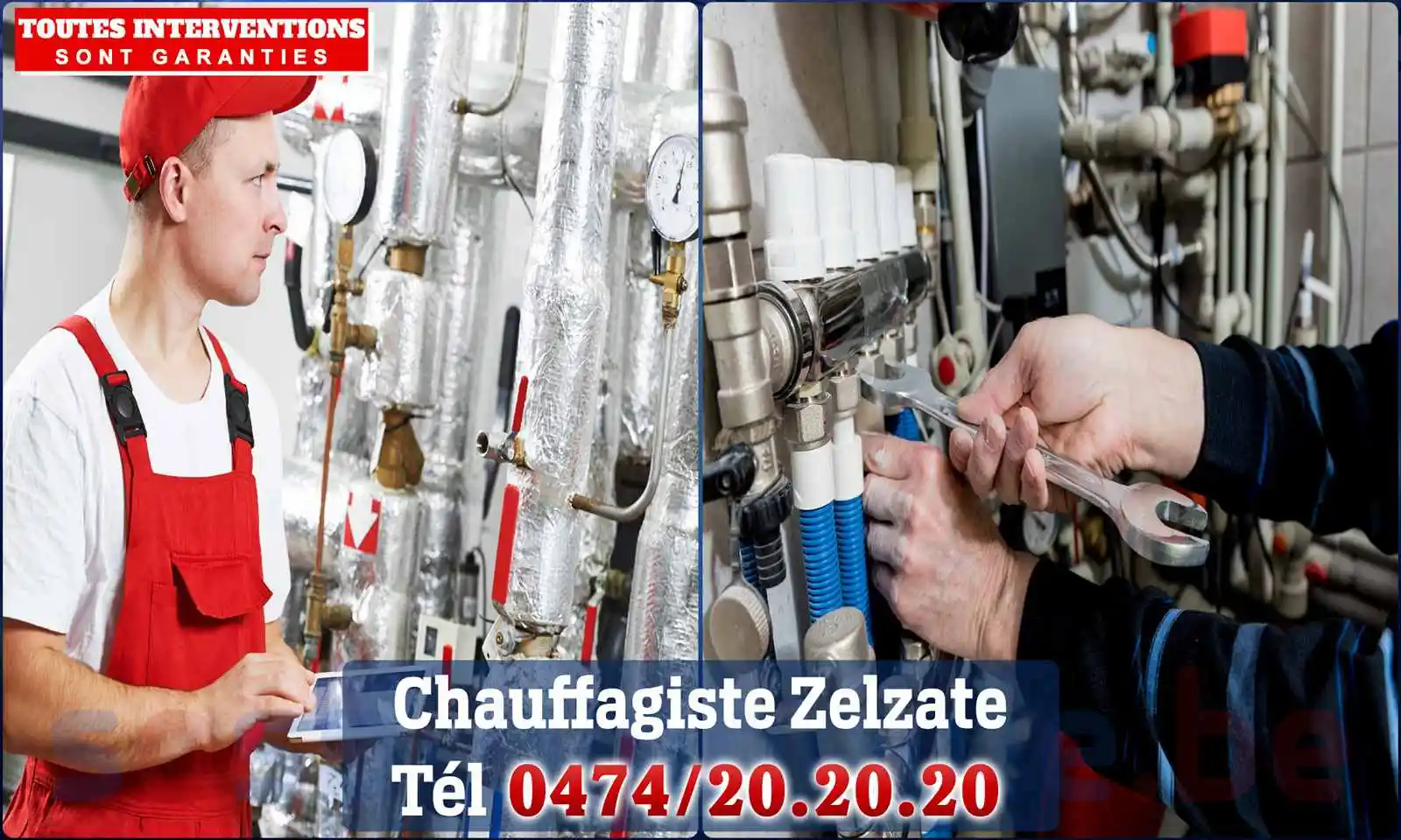 Chauffagiste agréé à Zelzate 9060