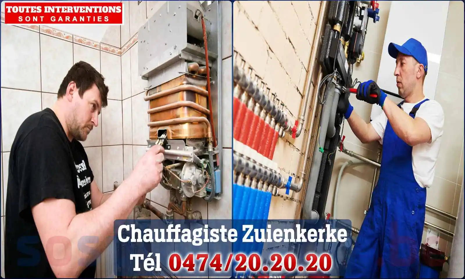 Chauffagiste agréé à Zuienkerke 8377