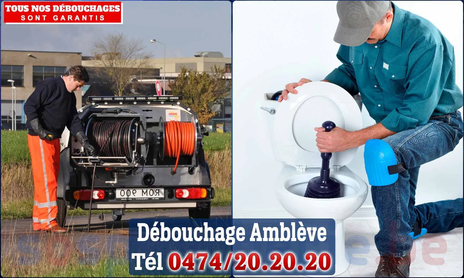 Débouchage canalisation Amblève - SOS Plomberie