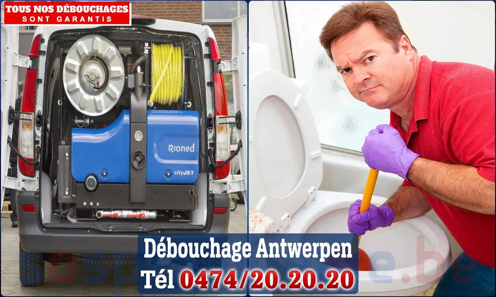 Débouchage canalisation Anvers (Antwerpen) - SOS Plomberie