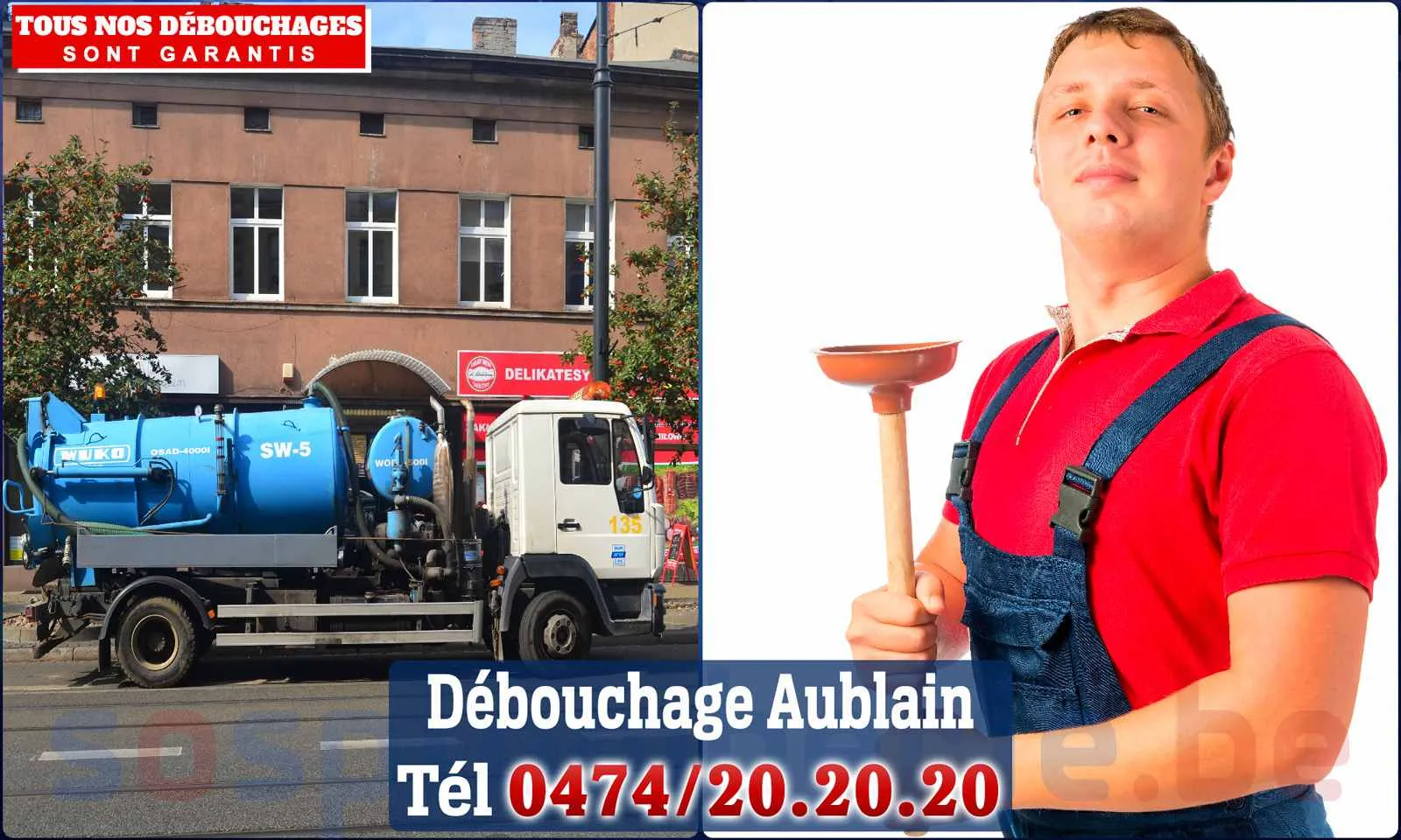 SOS Plomberie - Débouchage de canalisations {locationData.sectionName} en urgence