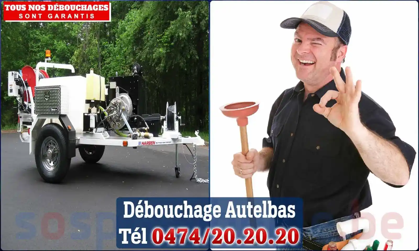 SOS Plomberie - Débouchage de canalisations {locationData.sectionName} en urgence