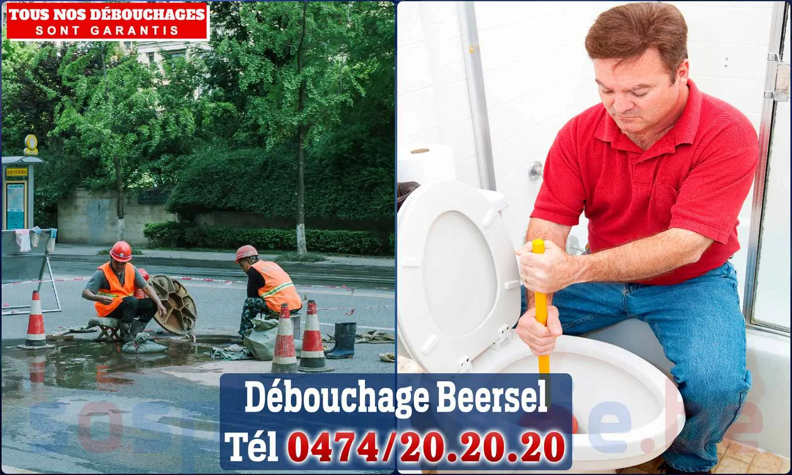 Débouchage canalisation Beersel - SOS Plomberie
