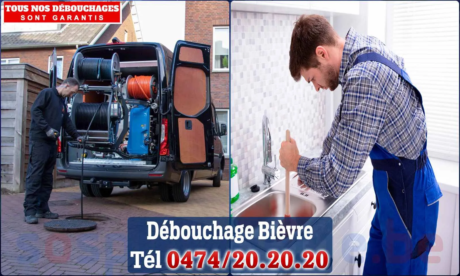 Débouchage canalisation Bièvre - SOS Plomberie