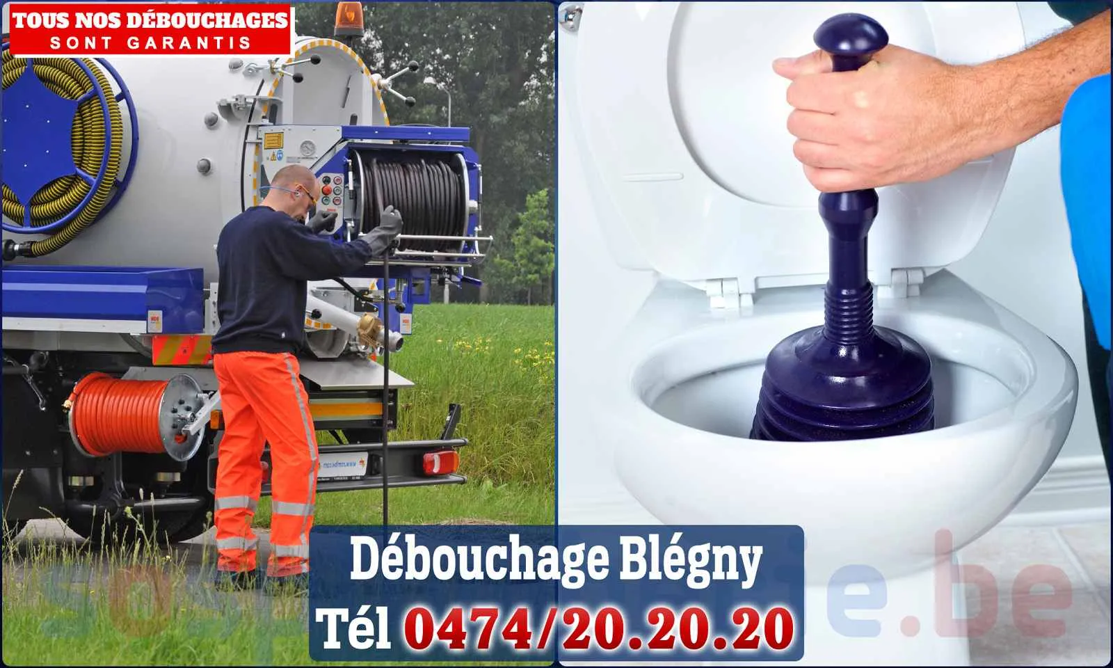 Débouchage canalisation Blegny - SOS Plomberie