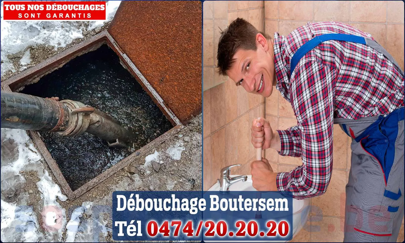 Débouchage canalisation Boutersem - SOS Plomberie