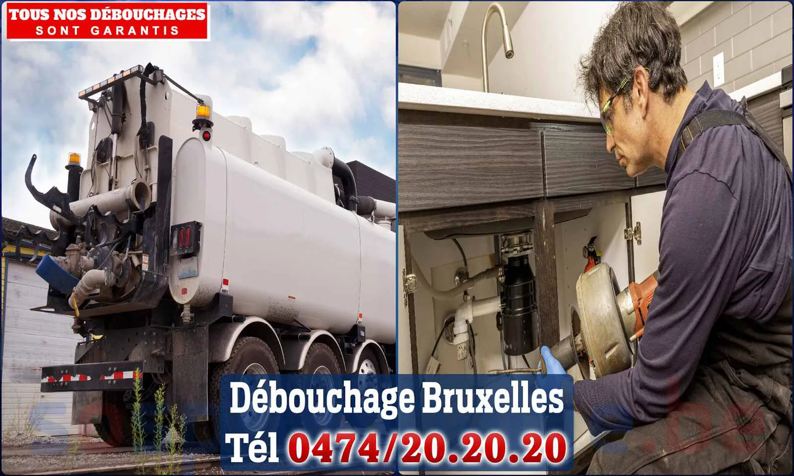 Débouchage canalisation Bruxelles (Brussel) - SOS Plomberie
