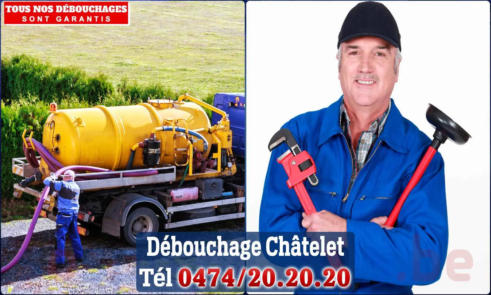 Débouchage canalisation Châtelet - SOS Plomberie