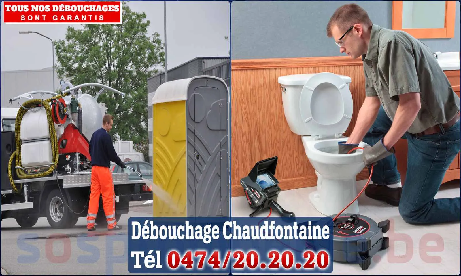 Débouchage canalisation Chaudfontaine - SOS Plomberie