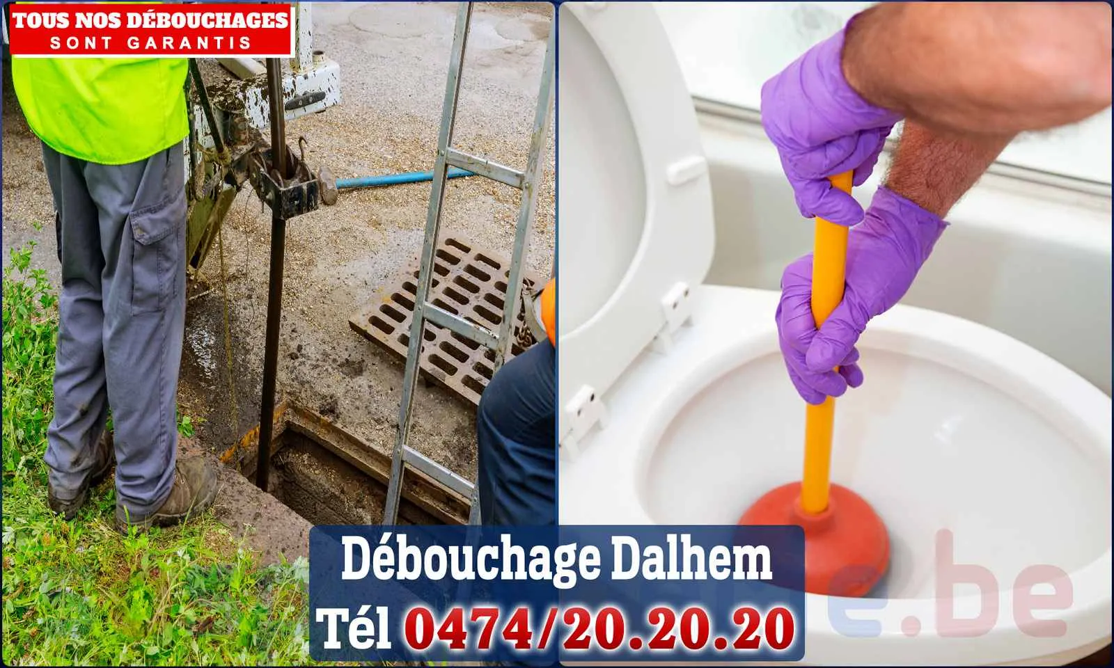 Débouchage canalisation Dalhem - SOS Plomberie